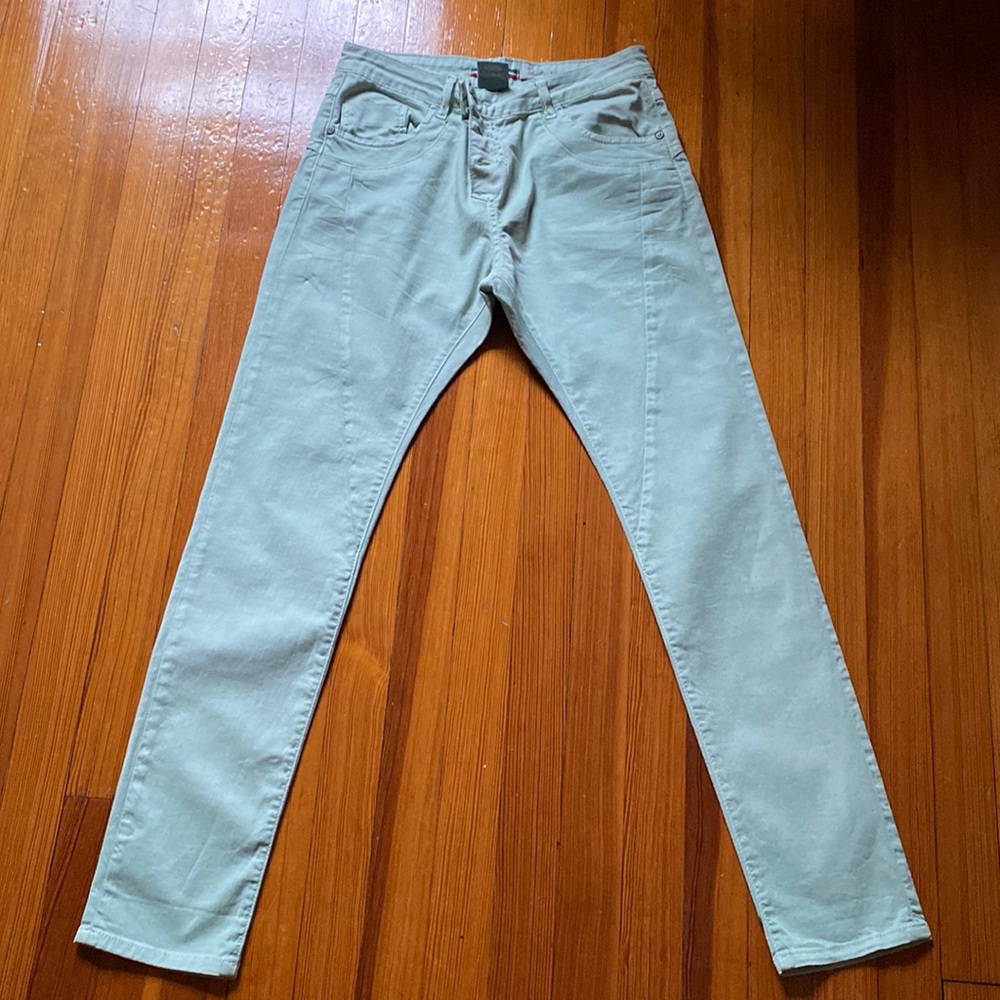 Please mint green jeans size small